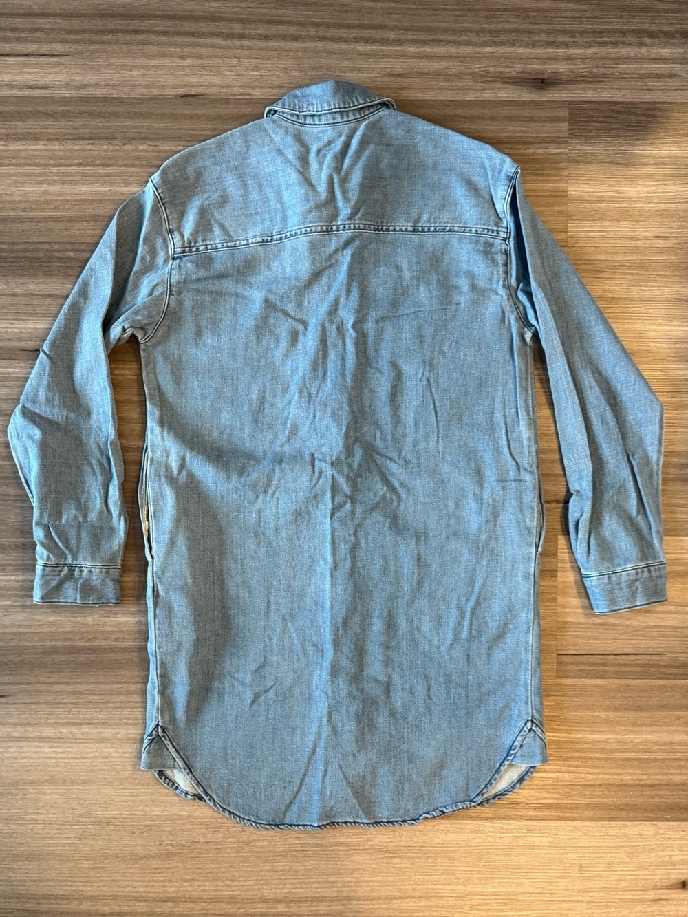 Universal Thread Light Denim Button Front Dress with Pockets Size Small - Picture 4 of 8